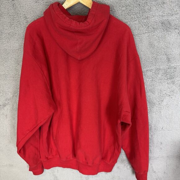 S Ohio State University Hoodie Mens L Red Steve And Barry’s Embroidered - Picture 6 of 7